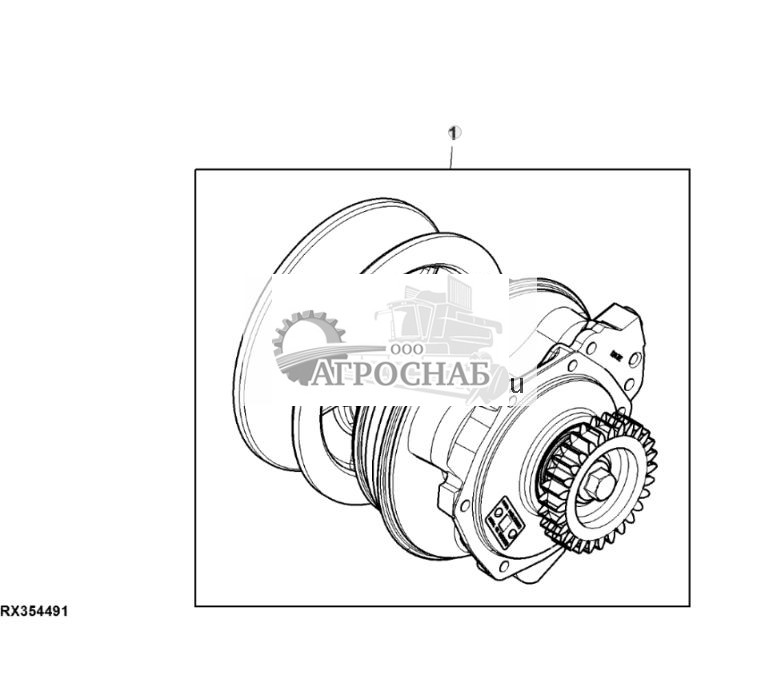 Fan Drive, Driver Assembly, Variable Speed, 9.0 L Engine - ST937650 139.jpg